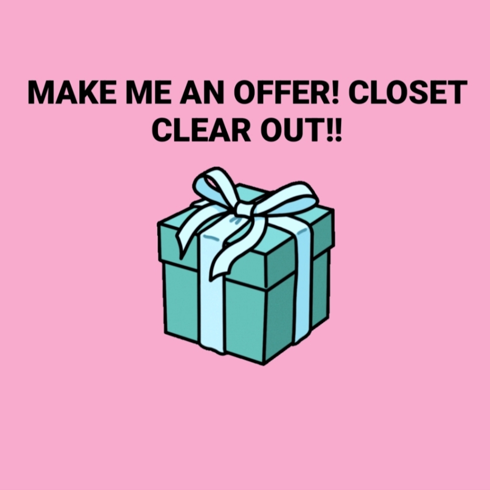 MAKE ME AN OFFER! CLOSET CLEAR OUT!!